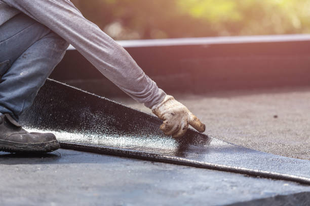 Professional Waterproofing technician working in Amboy, IN
